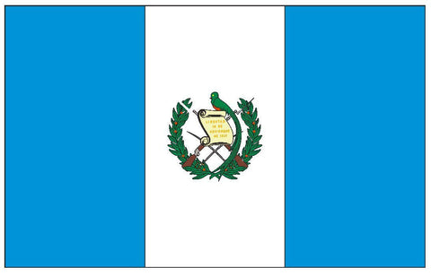 GUATEMALA Vinyl International Flag DECAL Sticker MADE IN THE USA F200 - Winter Park Products