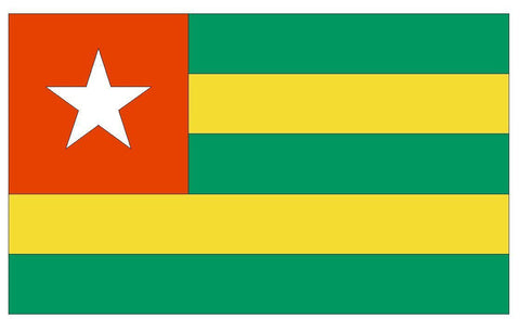 TOGO Vinyl International Flag DECAL Sticker MADE IN THE USA F508 - Winter Park Products