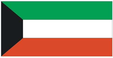 KUWEIT Vinyl International Flag DECAL Sticker MADE IN THE USA F266 - Winter Park Products