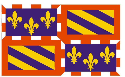BURGUNDY Flag Vinyl International Flag DECAL Sticker MADE IN USA F76 - Winter Park Products
