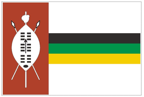 KWAZULU Vinyl International Flag DECAL Sticker MADE IN THE USA F267 - Winter Park Products