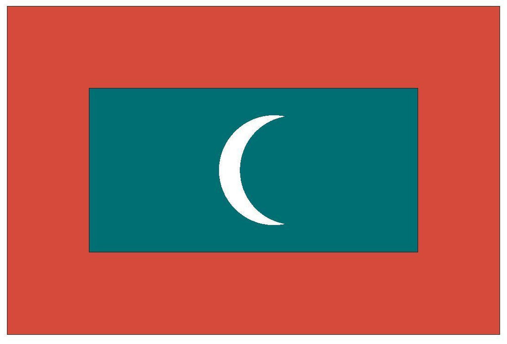 MALDIVES Vinyl State Flag DECAL Sticker MADE IN THE USA F299 - Winter Park Products