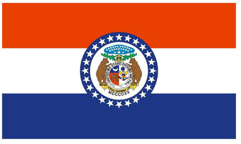 MISSOURI Vinyl State Flag DECAL Sticker MADE IN THE USA F313 - Winter Park Products