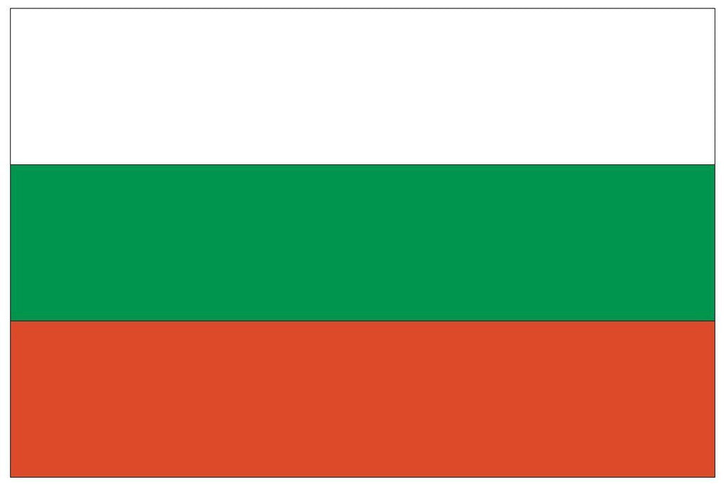 BULGARIA Flag Vinyl International Flag DECAL Sticker MADE IN USA F74 - Winter Park Products