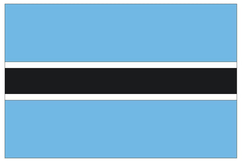 BOTSWANA Flag Vinyl International Flag DECAL Sticker MADE IN USA F64 - Winter Park Products