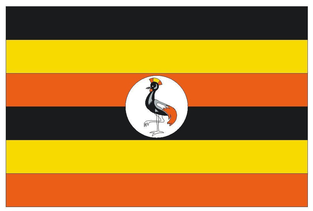 UGANDA Vinyl International Flag DECAL Sticker MADE IN THE USA F523 - Winter Park Products