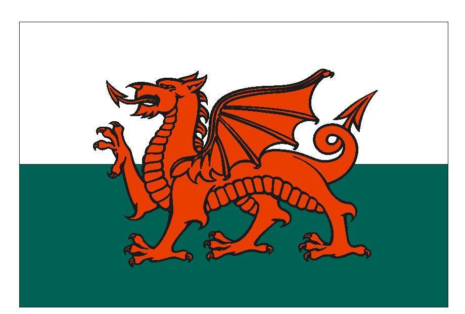 WALES Vinyl International Flag DECAL Sticker MADE IN THE USA F546 - Winter Park Products
