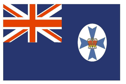 QUEENSLAND Vinyl International Flag DECAL Sticker MADE IN THE USA F409 - Winter Park Products