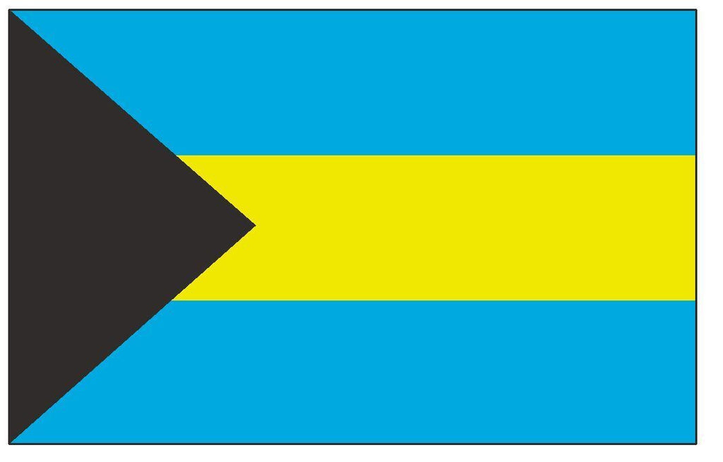 BAHAMAS Flag Vinyl International Flag DECAL Sticker MADE IN USA F45 - Winter Park Products