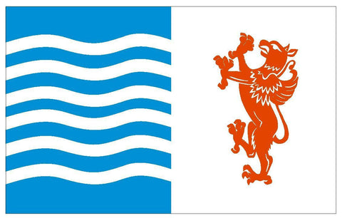 TCZEW POLAND Vinyl International Flag DECAL Sticker MADE IN THE USA F498 - Winter Park Products