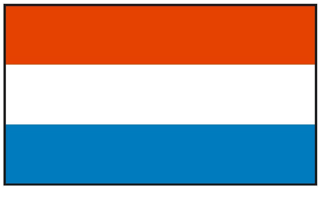 LUXEMBOURG Vinyl International Flag DECAL Sticker MADE IN THE USA F291 - Winter Park Products