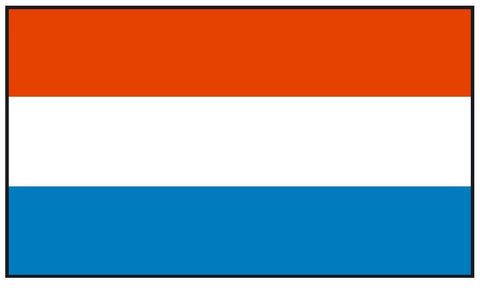 LUXEMBOURG Vinyl International Flag DECAL Sticker MADE IN THE USA F291 - Winter Park Products