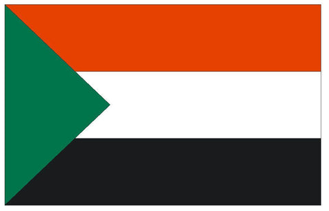 SUDAN Vinyl International Flag DECAL Sticker MADE IN THE USA F482 - Winter Park Products