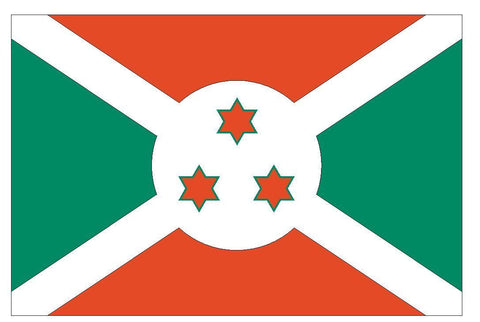 BURUNDI Flag Vinyl International Flag DECAL Sticker MADE IN USA F78 - Winter Park Products