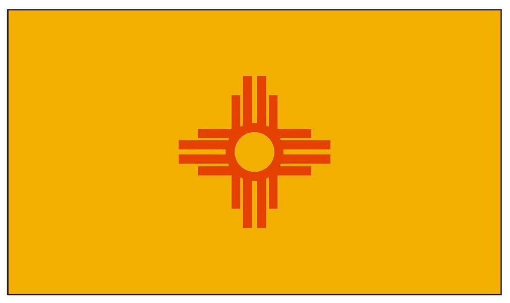 NEW MEXICO Vinyl State Flag DECAL Sticker MADE IN THE USA F346 - Winter Park Products