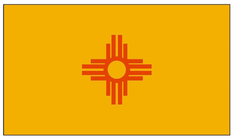 NEW MEXICO Vinyl State Flag DECAL Sticker MADE IN THE USA F346 - Winter Park Products