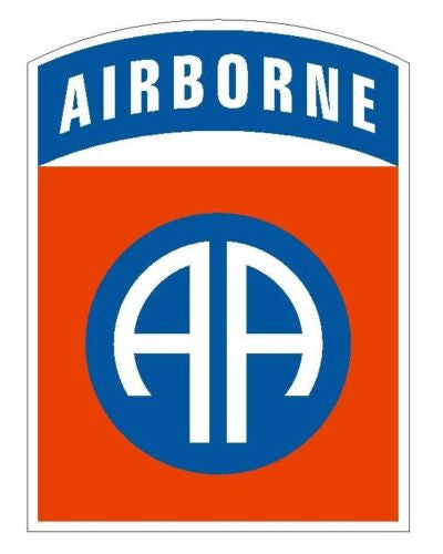 United States Army 82nd Airborne Vinyl Military Flag DECAL Sticker USA MADE F591 - Winter Park Products