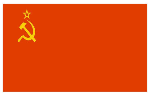 USSR Vinyl International Flag DECAL Sticker MADE IN THE USA F540 - Winter Park Products