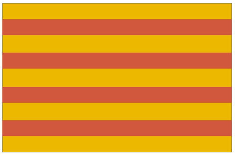 CATALONIA Flag Vinyl International Flag DECAL Sticker MADE IN USA F88 - Winter Park Products