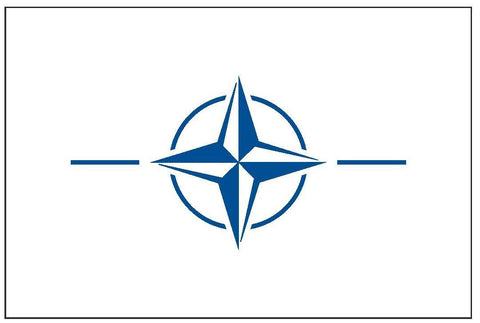NATO Vinyl International Flag DECAL Sticker MADE IN THE USA F332 - Winter Park Products