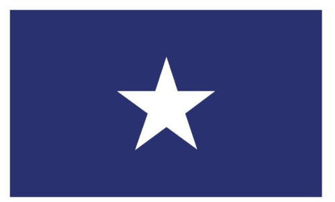 United States Historic Bonnie Blue Flag Sticker Decal MADE IN USA F598 - Winter Park Products
