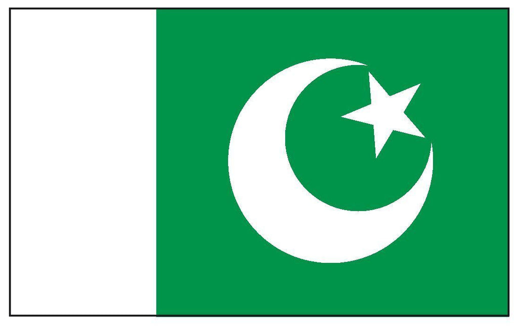 PAKISTAN Vinyl International Flag DECAL Sticker MADE IN THE USA F381 - Winter Park Products