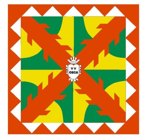 HUESCA Vinyl International Flag DECAL Sticker MADE IN THE USA F217 - Winter Park Products