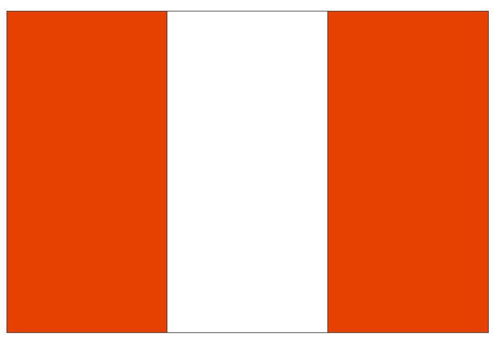 PERU Vinyl International Flag DECAL Sticker MADE IN THE USA F392 - Winter Park Products