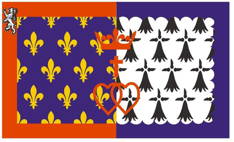PAYS DE LA LOIRE Vinyl International Flag DECAL Sticker MADE IN THE USA F389 - Winter Park Products