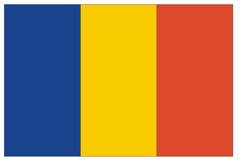 CHAD Flag Vinyl International Flag DECAL Sticker MADE IN USA F92 - Winter Park Products