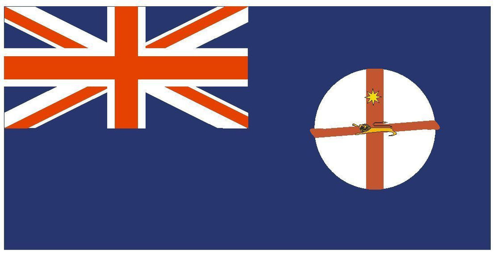 NEW SOUTH WALES Vinyl International Flag DECAL Sticker MADE IN THE USA F347 - Winter Park Products
