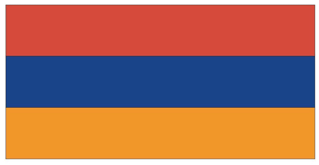 ARMENIA Flag Vinyl International Flag DECAL Sticker MADE IN USA F34 - Winter Park Products