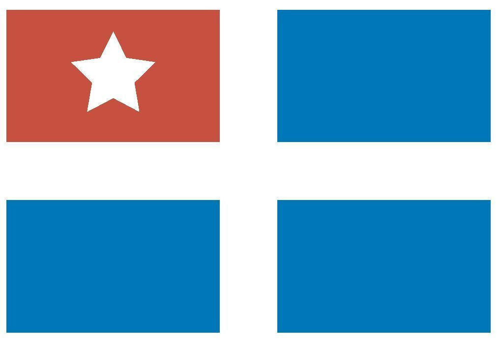 CRETAN STATE Vinyl International Flag DECAL Sticker MADE IN THE USA F123 - Winter Park Products