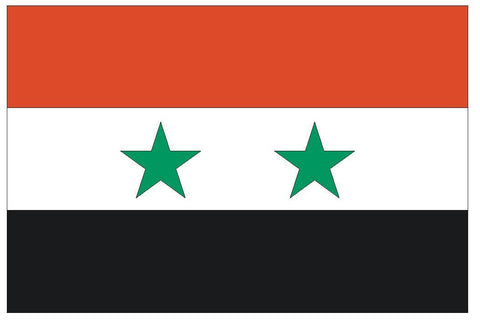 SYRIA Vinyl International Flag DECAL Sticker MADE IN THE USA F488 - Winter Park Products