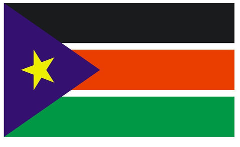 SUDAN PEOPLE LIBERATION Vinyl International Flag DECAL Sticker MADE IN USA F483 - Winter Park Products