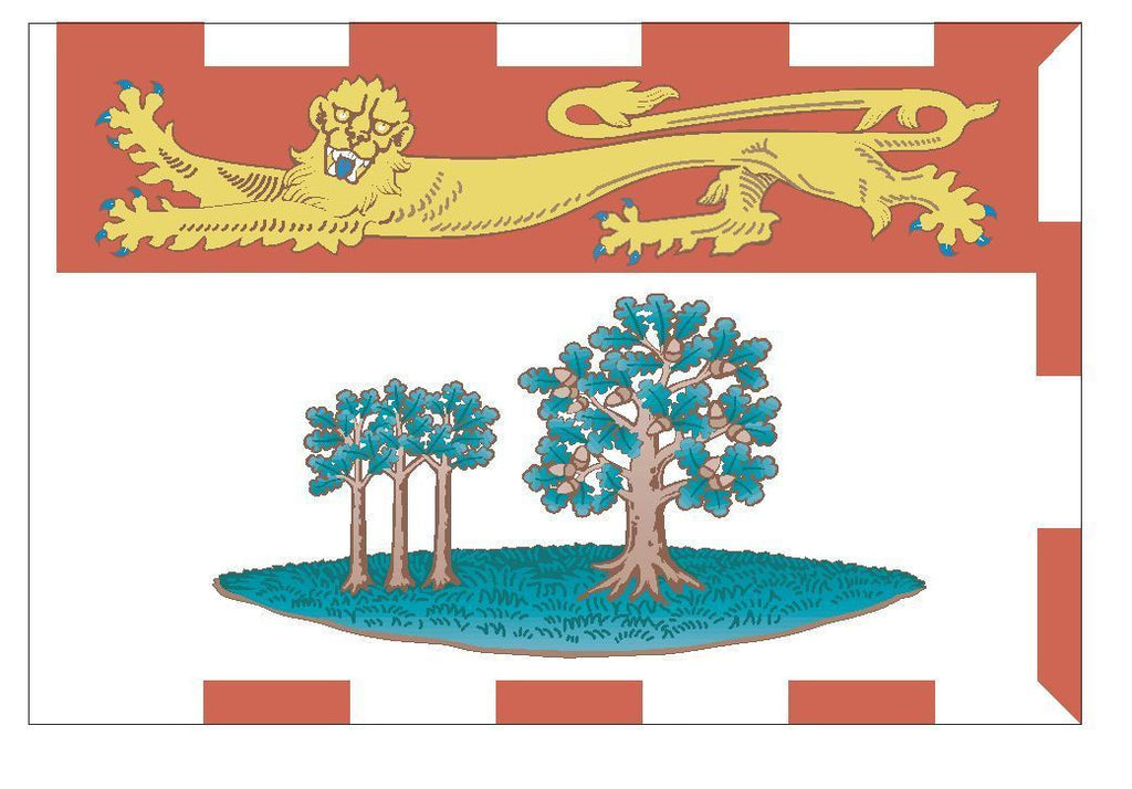 PRINCE EDWARD ISLAND Vinyl International Flag DECAL Sticker MADE IN THE USA F403 - Winter Park Products