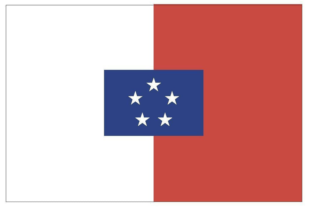 FRANCEVILLE Vinyl International Flag DECAL Sticker MADE IN THE USA F173 - Winter Park Products