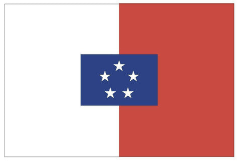 FRANCEVILLE Vinyl International Flag DECAL Sticker MADE IN THE USA F173 - Winter Park Products