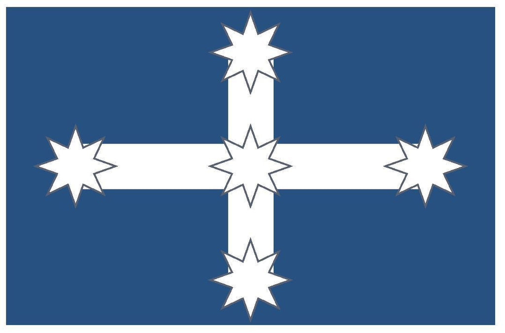 EUREKA STOCKADE Vinyl International Flag DECAL Sticker MADE IN THE USA F157 - Winter Park Products