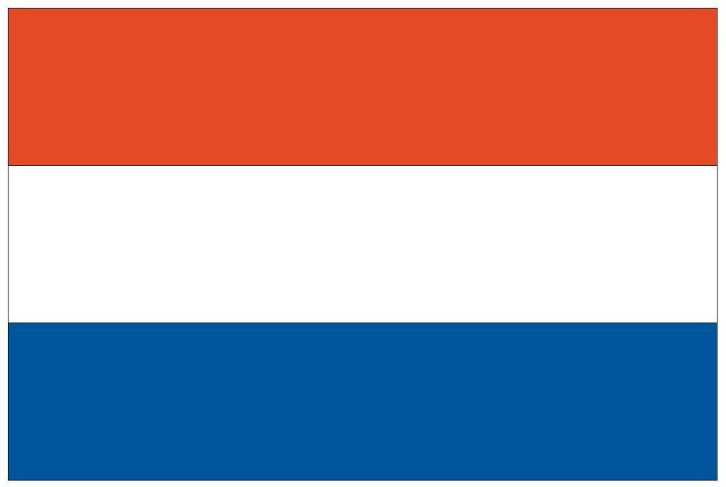 NETHERLANDS Vinyl International Flag DECAL Sticker MADE IN THE USA F338 - Winter Park Products