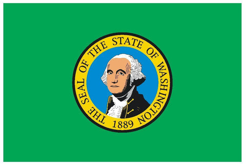 WASHINGTON Vinyl State Flag DECAL Sticker MADE IN THE USA F550 - Winter Park Products
