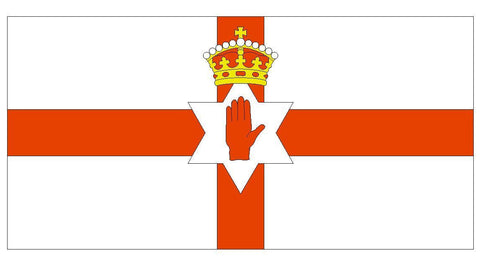 NORTH IRELAND Vinyl International Flag DECAL Sticker MADE IN USA F361 - Winter Park Products