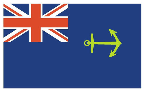 UNITED KINGDOM Vinyl International Flag DECAL Sticker MADE IN THE USA F530 - Winter Park Products