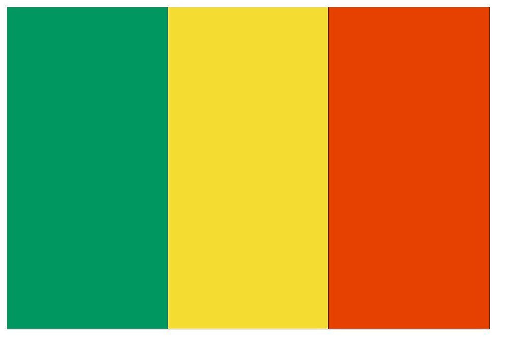 MALI Vinyl State Flag DECAL Sticker MADE IN THE USA F300 - Winter Park Products