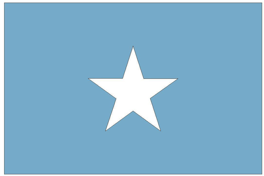 SOMALIA Vinyl International Flag DECAL Sticker MADE IN THE USA F463 - Winter Park Products