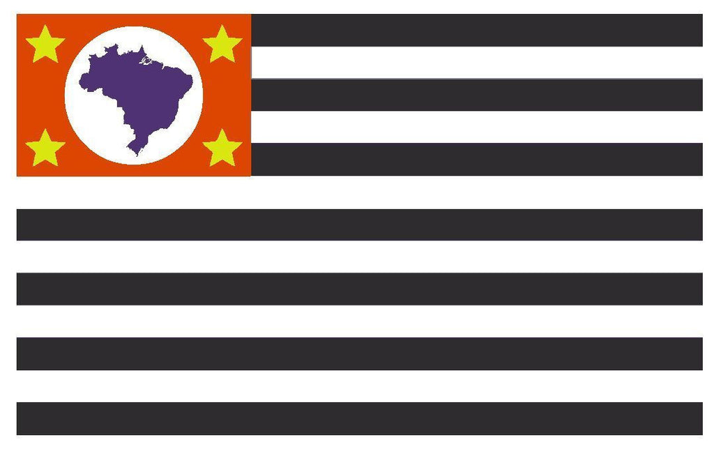 SAO PAULO Brazil Vinyl International Flag DECAL Sticker MADE IN THE USA F441 - Winter Park Products