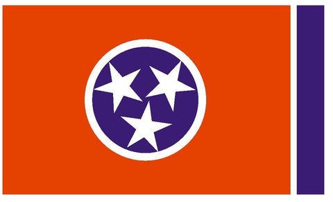 TENNESSEE Vinyl State Flag DECAL Sticker MADE IN THE USA F500 - Winter Park Products