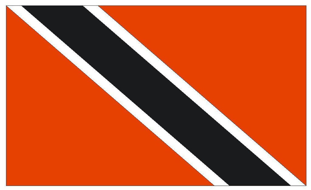 TRINIDAD & TOBAGO Vinyl International Flag DECAL Sticker MADE IN THE USA F513 - Winter Park Products