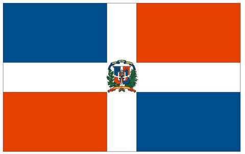 DOMINICAN REPUBLIC Vinyl International Flag DECAL Sticker MADE IN THE USA F139 - Winter Park Products