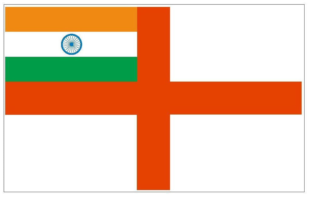 INDIAN NAVY Vinyl International Flag DECAL Sticker MADE IN THE USA F227 - Winter Park Products